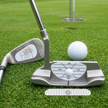 Golf Impact Stickers For Putters Irons Training Aid Alignment Markers Strong Adhesion Residue Free Grid Design Beginner Swing Correction Outdoor Practice - Multicolor - View 6