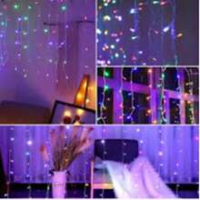 CHRISTMAS LED STRING LIGHT CURTAIN - US A Type Plug(220-240V) - View 4