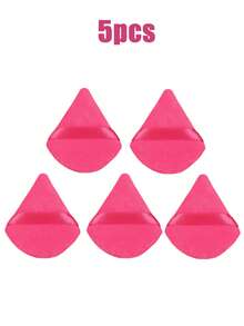 50/20/10/5/1pc Triangle Makeup Sponge, Reusable Multi-Functional Makeup Tool, Suitable For Foundation, Primer, BB Cream, Sunscreen, Cushion, Blush, Etc., Perfect Replacement For Your Brushes, Free Your Hands, Travel And Home Essential (50/40/30/24/20/15/5/3/1 Pc - Hot Pink - View 10