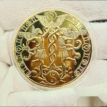 1PC-12 Zodiac Signs Lucky Coin-3D Embossed Craft-Zodiac Commemorative Coin-Party Favor-Holiday Gift-Birthday Gift-Christmas Eve Gift-Christmas Gift-Perfect Gift-Gift-Toy-Game - Multicolor - View 12