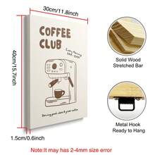 1/3pcs Set Framed/Unframed Coffe Machine Coffee Club Kitchen Canvas Poster Minimalist Brown Espresso Cafe Bar Wall Art Print Coffee Conner Decor Painting For Coffee Lover,Appartment,Living Room,Modern Home Decoration - Poster - View 26