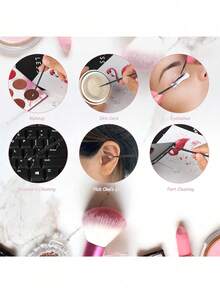 200/100/50/20pcs Micro Applicators - Black Micro Mascara Wands - Disposable Micro Brushes - Micro Lash Lift Applicators - Microfiber Lash Brushes For Eyelashes - Black - View 3