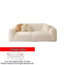 1pc Rabbit Fur Sofa Cover Cushion Protector, Warm Full Coverage Straight-Line Fixed Non-Slip Protection, Pet-Friendly, For Old Sofas, New Feeling, Autumn/Winter - Multicolor - View 8