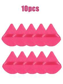 50/20/10/5/1pc Triangle Makeup Sponge, Reusable Multi-Functional Makeup Tool, Suitable For Foundation, Primer, BB Cream, Sunscreen, Cushion, Blush, Etc., Perfect Replacement For Your Brushes, Free Your Hands, Travel And Home Essential (50/40/30/24/20/15/5/3/1 Pc - Hot Pink - View 17