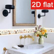 1 Roll 2D Flat Classic Self-Adhesive Wall Trim - Floral Kitchen Utensils Spoon Pattern, Suitable For Home Decor. Fits Baseboard/Chair Rail. Size 10x500cm, Material PVC. Highly Decorative, Easy To Apply. Simple Installation, Holiday Decoration (Wall Not Included), 2D Flat Design - A - View 7