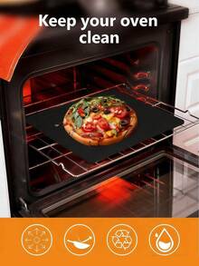 3/2/1pc Heat-Resistant Non-Stick Baking Mat, Thickened Easy-To-Clean Oven And Rack Protector, Suitable For Home Baking And Outdoor Grilling, Kitchen Cooking Tool - Oven Mat - View 3