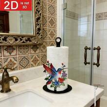 Acrylic Hummingbird Toilet Paper Holder, Exquisite Hummingbird Ready-To-Use Paper Roll Holder, Bathroom Kitchen Decor, Suitable For Bathroom, Dining Table, Bedroom, Country Style Home Decor - View 1