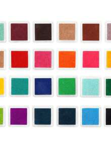 20pcs Student Educational Finger Painting Graffiti Painting Inkpad Ink Pad - Multicolor - View 3