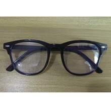 3 Pairs/Set Unisex Glasses - Fashion Campus Style, Transparent Black Frame, Face-Flattering Design - Multicolor - View 9