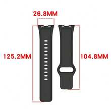 1pc Breathable Wavy Silicone Watch Band Soft Wrist Strap Compatible With Redmi Watch 6 Active/Lite 6 5 4 Compatible With Xiaomi Band 8Pro 9Pro 10Pro - one-size - View 4