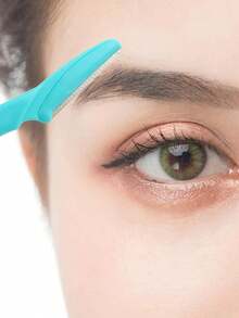 Razors, 1/5/10pcs Unisex Facial Razors, Multi-Functional Eyebrow Razors, Facial Razors, Random Color, Hair Removal, Facial Hair Remover, Hair Clipper, Hairdressing Supplies, Hairdressing, Storage Bag, Organizer, Storage, Hairdressing Accessories - Upgraded Version - View 6