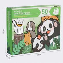Cartoon Animal Shaped Wooden Puzzle Cat/Dog/Bear Unique Asymmetrical Puzzle Home Decor And Gift For Children And Adults. Christmas Gift - Irregular Jigsaw Puzzle - View 8