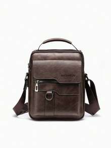1 Buah Tas Selempang Pria untuk Kantor, Perjalanan, Bisnis, Santai, Tas Bahu, Kapasitas Besar, Tas Komputer, Tas Konferensi, Tas Kerja Perjalanan - MultiWarna - View 11