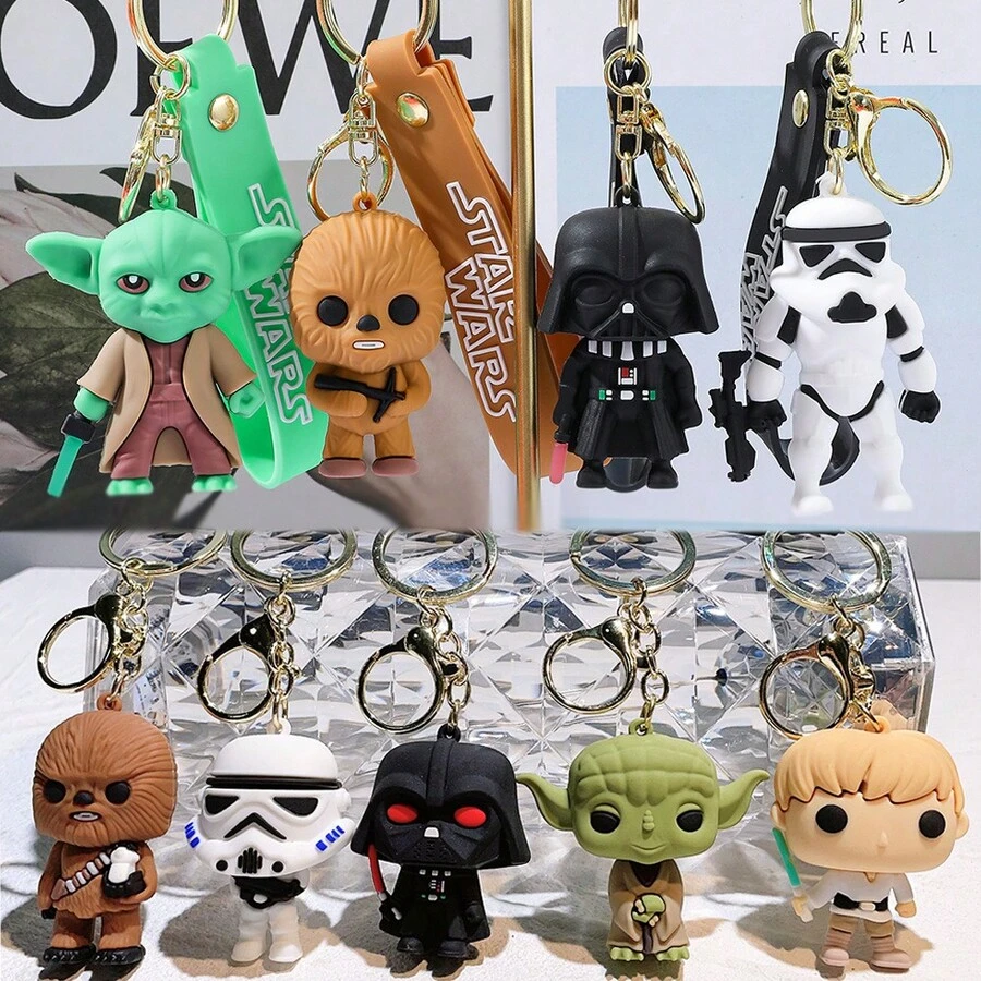 Hasbro Star Wars Keychain Mandalorian Merchandise Yoda Baby Stormtrooper Keychain Pendant - Multiple Styles - View 1