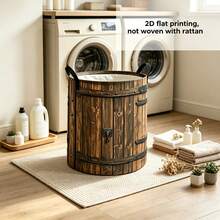 1PC Game Pixel Print Storage Bin, Foldable Laundry Basket For Clothes Sundries, Multi-Function Organizer, Home Decor Room Decor Bedroom Decor - Dark Grey - View 3