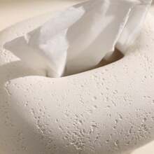 Luxury Resin Faux Stone Tissue Box Cover, Decorative Creative Tissue Holder, Nordic Minimalist Square Tissue Box, Suitable For Living Room Or Bedroom, Practical Aesthetic Holiday Or Housewarming Gift - 1pc - View 6