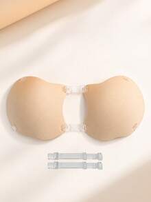 1/10pcs Invisible Adhesive Bra Pads With Shoulder Straps, Push-Up Lift Bra Stickers, Comfortable Bra Accessories For Multiple Occasions - Multicolor - View 8