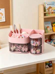 1 Piece Baby Girl Hair Accessory Storage Box – Girls' Room Decor, Newborn Essentials, Baby Girl Supplies - Multicolor - View 6