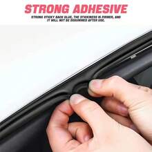 5/10M Car Door Seal Strip Rubber Double Layer Sealing Protector Soundproof Waterproof Weather Strips For Car Door Hood Trunk - CC - View 2