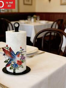 Acrylic Hummingbird Toilet Paper Holder, Exquisite Hummingbird Ready-To-Use Paper Roll Holder, Bathroom Kitchen Decor, Suitable For Bathroom, Dining Table, Bedroom, Country Style Home Decor - View 2