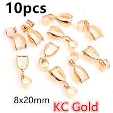 10pcs Pendants Clasps Clips Bails Connectors Charm For Necklace Bracelet DIY Jewelry Making Findings - Pendant Bails - View 17