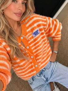 Orange and White