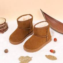 Children's Casual Thermal Lined Snow Boots For Daily Wear - Brown - View 5