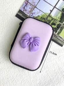 5/6pcs/Set Bowknot Apple Phone Charger Protector Case, Data Cable Organizer Bag - Multicolor - View 3