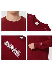 Puma Men's/Women's Sweatshirt/Pullover RACE-AHEAD-CREW-TERRY Soft Comfortable Casual Sports Sweatshirt 636033-28 - Bright Red - View 7