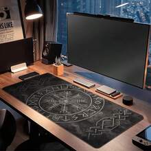 1pc Large Nordic Style Gaming Mouse Pad - Washable Mouse Pad With Intricate Geometric Design, Suitable For Office, School, Home Decor, And Gaming Setup, Gaming Desk Accessory|Decorative Desk Mat - View 3