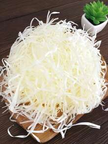 1包 1000/600/500g 絲綢拉菲亞碎紙填充物，適用於婚禮、情人節、萬聖節、父親節、母親節、派對裝飾、生日禮物包裝、皺紙、禮物保護填充物，黑色 - 黑色 - 查看 16