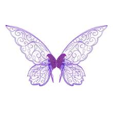 Adult Party Butterfly Wings Performance Prop, Holiday Fairy Wings, New Fabric Design, Halloween - Multicolor - View 3