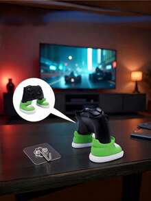 3D Printed Game Controller Stand Set Most Game Controllers Non Slip Gaming Desk Organizer Suitable For Such As Living Rooms Study Rooms And Game Rooms For Shoe Shaped Desk Gaming Controller Stand Compatible With Xbox Switch Gamers Birthday Idea Gift - Multicolor - View 9
