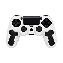 Compatible With PlayStation 4, Thickened Dual-Color Design Controller Grip, Anti-Slip, Anti-Sweat, Anti-Drop, Anti-Dust, Anti-Scratch, Enhanced Gaming Control - View 5