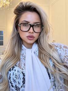 Blue Light Blocking Glasses With Storage Bag, Anti-Fatigue, Fashionable Lightweight Comfortable, No Nose Bridge Pressure For Long-Term Wear, Suitable For Various Face Shapes And Outfits, Unisex, Perfect Holiday Gift - Glasses 3 - View 7