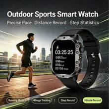 ZhiKexing Set Kombo Jam Tangan Pintar Olahraga + Earbud Nirkabel, Layar HD 1,83 Inci, Mendukung Panggilan Nirkabel, Pemutaran Musik, Notifikasi Pesan, Jam Tangan Pintar dengan Kalkulator, Jam Alarm, dan Fungsi Multifungsi Lainnya, Kompatibel dengan Sistem Android dan iOS, Desain Modis dan Modern, Hadiah Ideal untuk Pria, Wanita, Kekasih, atau Orang Tua - View 5