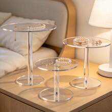 Transparent Acrylic Jewelry Display Stand, High-End Minimalist Jewelry Display Stand, Jewelry Storage Box, Jewelry Organizer, Jewelry Display Stand, - Multicolor - View 4