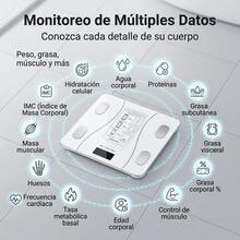 Smart Scale, Digital Bathroom Scale, Syncs Data With The Fitness App - A - View 5