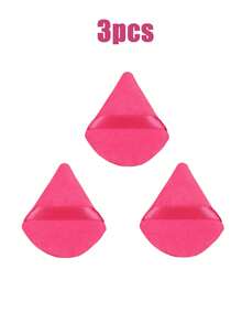 50/20/10/5/1pc Triangle Makeup Sponge, Reusable Multi-Functional Makeup Tool, Suitable For Foundation, Primer, BB Cream, Sunscreen, Cushion, Blush, Etc., Perfect Replacement For Your Brushes, Free Your Hands, Travel And Home Essential (50/40/30/24/20/15/5/3/1 Pc - Hot Pink - View 9
