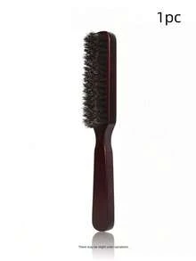 Shunfa Hair Comb - Soft/Medium-Hard Smooth Styling Comb, Can Be Used For Hair Styling, Smoothing Frizz, Flattening Hair Strands, Creating A Smooth Hairstyle Without Flyaways, Unisex, Wooden Handle Design; Essential For Back To School, Travel, Suitable For Women, Comb, Hair Comb - Multicolor - View 9