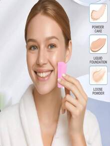 20/40/60/80/100/120 Pcs Triangle Makeup Sponge Wedges, Suitable For Foundation Blending, Nail Art, Crafts, Painting - Multicolor - View 2
