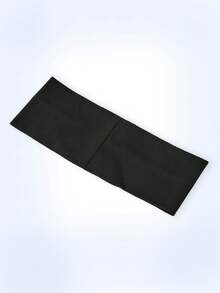 Y2Kool 1pc Fashion Punk Headband, Gothic Style Soft Non-Slip Elastic Hollow Beach/Holiday Headband, Stretchy Yoga Sports Headband, - Black - View 7