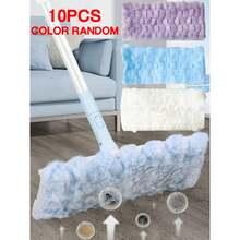 5/10/20/30pcs Anti-Static Cleaning Mop Pads, Reusable Disposable Dust-Absorbing Mop Paper For Home, Random Color - Multiple Styles Available - View 9