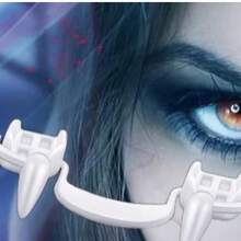[Realistic Vampire Fangs] Realistic Retractable Halloween Vampire Fangs | For Gums, Halloween Party Costume Horror Prop, Suitable For Carnival Party Role Play Decoration (Applicable Age Range: 20 Years Old And Above) - Multicolor - View 8
