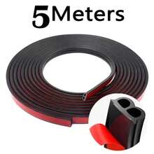 5/10M Car Door Seal Strip Rubber Double Layer Sealing Protector Soundproof Waterproof Weather Strips For Car Door Hood Trunk - CC - View 8