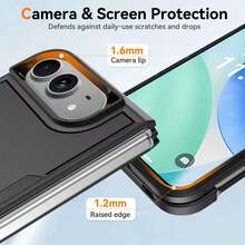 CteGlodrix Military-Grade Shockproof Phone Case For Apple Duo, PC Hard Back With TPU Soft Edges, Fashionable Luxury Protective Shell - Mint Blue - View 6