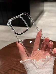 Ultra-Thin Transparent Shockproof Phone Case Compatible With IPhone 18/18 Pro/18 Pro Max/15 Pro Max/16 Pro Max/16 Pro/14 Pro Max/14 Pro/13 Pro Max/16/17/17 Pro/17 Pro Max - Clear - View 4