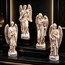 4 Archangels Christmas Religious Decor, Desktop Ornament, Holiday Spiritual Gift, Suitable For Desk Decor, Holiday Decoration, Halloween, Christmas Decoration And More - B - View 6