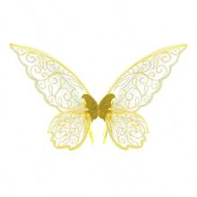 Adult Party Butterfly Wings Performance Prop, Holiday Fairy Wings, New Fabric Design, Halloween - Multicolor - View 7