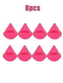 50/20/10/5/1pc Triangle Makeup Sponge, Reusable Multi-Functional Makeup Tool, Suitable For Foundation, Primer, BB Cream, Sunscreen, Cushion, Blush, Etc., Perfect Replacement For Your Brushes, Free Your Hands, Travel And Home Essential (50/40/30/24/20/15/5/3/1 Pc - Hot Pink - View 8